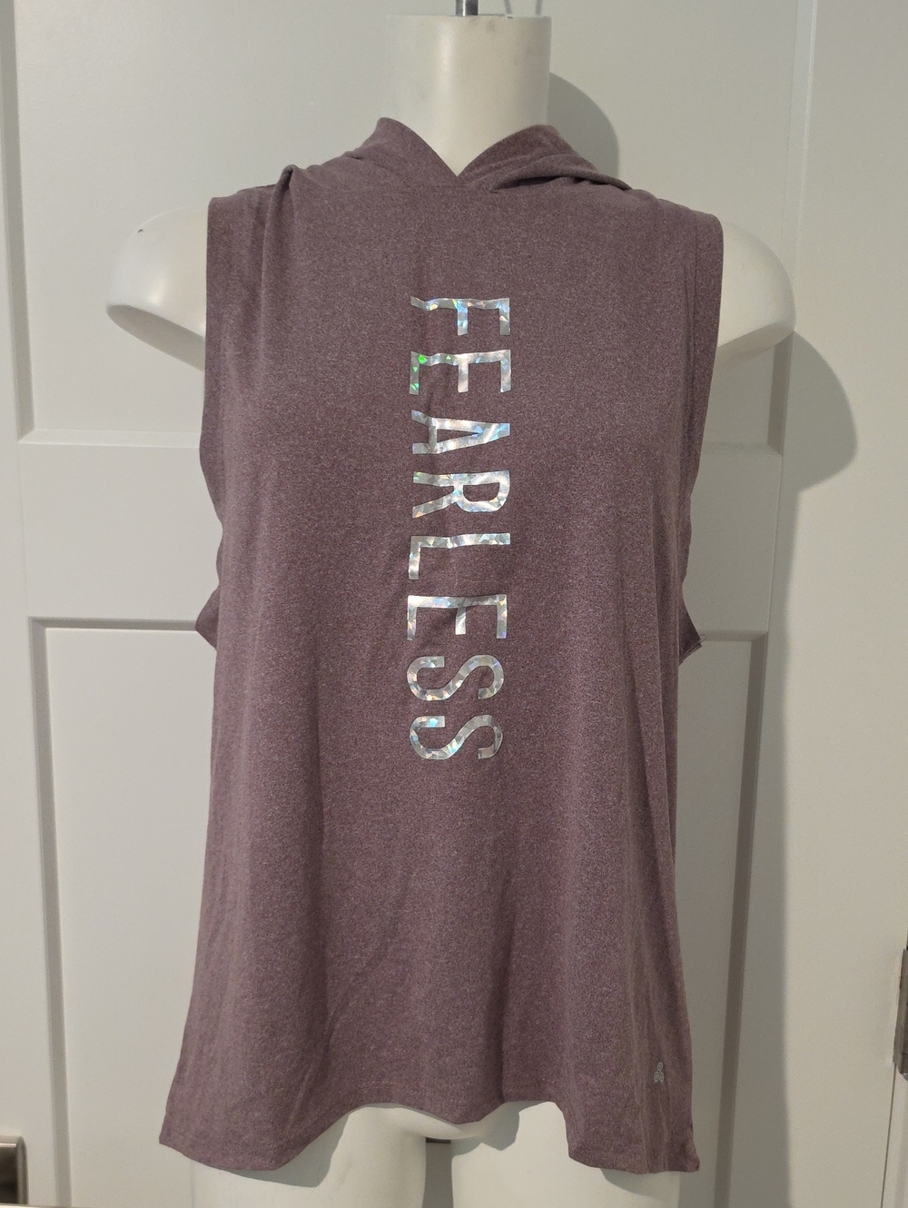 NWT Soho Sport Fearless Sleeveless Tank Hoodie
